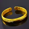 Vietnam arena oro chapado oro real pluma corazón sutra pulsera mujeres antigua primera joyería comercio electrónico en vivo fábrica al por mayor