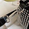 Bolsas de Mujer con Pedrería al por Mayor 2026 Verano Nueva Moda Bolso de Hombro Incrustado de Diamantes Estilo Coreano Ins Bolso Cruzado con Cadena Transfronterizo