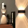Luz de Fondo LED KTV Exterior Cuadrado y Redondo Simple Pared Exterior de Villa Patio Pasillo Luz de Pared de Siete Colores RGB