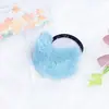 Cuerda para el pelo curva de imitación de pelo de conejo de color caramelo para niña, banda elástica simple para atar, popular en la red coreana, cuerda para el pelo linda de felpa