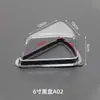 Caja para pastel triangular de seis pulgadas ocho pulgadas caja de embalaje para lasaña de durián mousse caja de embalaje desechable para hornear cortado