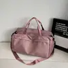 Nueva bolsa de fitness, bolsa de almacenamiento de equipaje deportivo para yoga impermeable con compartimento separado para zapatos, bolsa cruzada de gran capacidad para viajes cortos