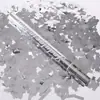 Cañón de Confeti para Bodas, Cielo Estrellado, Fuegos Artificiales de Estrella Fugaz, Tubo de Confeti de Mano, Tubo de Confeti de Mariposa para Bodas, Tubo de Spray de Lluvia de Pétalos