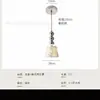Candelabro de flecos retro americano para sala de estar, lámpara personalizada de alta gama estilo vintage francés para dormitorio y estudio