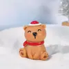 Adornos Navideños Resinosos de Micro-Paisaje Caprichosos con un Juguetón Papá Noel y Renos Dinámicos Crean una Cálida Atmósfera Festiva