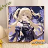 Pintura al Óleo Digital Bidimensional de Fungina de Genshin Impact DIY Pintado a Mano para Colorear Personaje Bidimensional Xiangzhongli Pintura al Óleo Acrílica