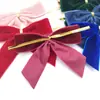 Cinta de Terciopelo Personalizada de 2.5cm con Lazo, Atmósfera Navideña, Decoración DIY para Árbol de Navidad, Accesorios Festivos de Recuerdo