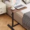 Escritorio de computadora móvil ajustable para apartamentos de alquiler, mesa auxiliar para sofá, mesa plegable para el hogar, escritorio de estudio, mesita de noche pequeña