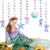 Decoraciones de Actividades de Temporada de Regreso a Clases con Temática Oceánica de Verano para Jardín de Infantes Adornos Colgantes de Cumpleaños Medusas Burbujas Banderines
