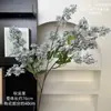 Diseño de Escena de Boda con Flores Artificiales Azules, Arreglo de Piso con Flores Falsas, Phalaenopsis, Tulipanes, Arreglo Floral Decorativo Suave