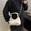 Estilo Coreano Piel Suave Portátil Esta Semana Bolso Nube para Mujer 2025 Nueva Llegada Texturizado de Estilista Bolso Cruzado para Mujer Bolso de Hombro Único