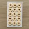 Almohadillas de espuma de maíz de fábrica, parches para callos de maíz autoadhesivos en forma de anillo, parches protectores antirozaduras y alivio de presión para callos en los pies