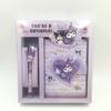 Diario familiar de Anime Sanrio, libro con hebilla magnética, coolomi meiletty KT, gato, perro Yugui, y bolígrafo.