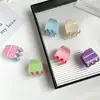 Nuevo Clip Pequeño Fijo para el Cabello Color Caramelo Pinza Pequeña Chica Dulce Linda Pinza de Garra Pequeña Pinza para Mechones Sueltos Pinza para Cola de Caballo Pasador