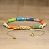 Pulsera tejida de hilo irregular de piedra natural Emperor Redonda Transfronteriza Ajustable Exquisita Joyería de Pulsera de Cuentas para Mujeres Hombres