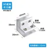 Soporte de estante de vidrio sin perforación aleación de aluminio reforzada conector de vitrina de vidrio tarjeta de panel sándwich de azulejo cerámico soporte comercial