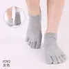 Meias Toesox qualidade nova gradiente yoga meias tie-dye sem calcanhar cinco dedos esportes pilates dispensando meias antiderrapantes