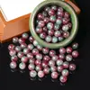 Gran Colección de Cuentas Sueltas de Cristal Natural, Cuentas Redondas de Cristal Multicolor, Pulseras de Abalorios Hechas a Mano para DIY, Cuentas Espaciadoras, Accesorios para Joyería