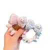 Diadema de Gato a Cuadros de Encaje Color Caramelo para Todo el Cuerpo, Cuerda para Cola de Caballo Estilo Dulce y Lindo para Niña, Accesorio para el Cabello al por Mayor