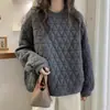 Sudadera acolchada para mujer, otoño e invierno 2026, talla grande, estilo holgado y casual, top grueso y cálido