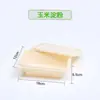 Caja de Almuerzo Desechable de Almidón de Maíz Caja de Almuerzo Biodegradable para Llevar Caja de Almuerzo Empaquetada Bol para Sopa Base de Almidón