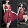 Lencería Sexy con Diseño Hueco de Corte en V Profundo, Camisón Sexy Transparente, Ropa de Dormir Caliente y Atractiva, Estilo de Abstinencia para Mujeres Qqny