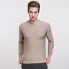 Suéter de punto a rayas transfronterizo yingao para hombre, nuevo suéter base de punto jacquard de cuello redondo de manga larga estilo americano para jóvenes