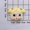 Nuevo producto cara brillante bebé llorando caricatura niña resina accesorios diy pegamento crema funda de teléfono móvil taza de agua zapatos accesorios accesorios