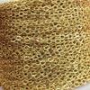 Corrente o-chain amassada ouro corrente 14k pacote ouro proteção dispersão corrente super flash faça você mesmo corrente colar pulseira material acessórios de brinco