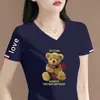 Tienda de Descuento de Marca Comercio Exterior Transfronterizo Camisetas de Manga Corta para Mujer, Tops para Mamá Tallas Grandes, Camisas Básicas para Mujeres de Mediana Edad y Mayores, Ropa para Mujer Tallas Grandes