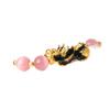 Pulsera ojo de gato de primavera y otoño Nueva pulsera con cuentas de grano retorcido que cambia de color sensible a la temperatura fabricantes venta al por mayor pulsera valiente chapada en oro 3D
