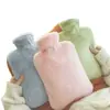 Bolsa de água quente mais vendida em 2026, design fofo de pelúcia, tamanho grande, para aquecer a barriga, material de PVC, preenchida com água, à prova de explosão, tamanho grande