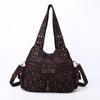 AngelKiss Bolso de Hombro Casual para Mujer Nuevo Estilo Europeo y Americano Bolso Cruzado Tie-Dye de Moda Bolso Tote Portátil Venta al por Mayor