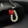 Angola Fita Vermelha Corrente para Celular Chaveiro de Contas Penduricalho de Bolsa Fashion Chaveiro de Carro Presente Venda por Atacado