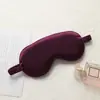 Máscara de Ojos de Seda Artificial de Doble Cara Bloqueadora de Luz para Dormir, Máscara de Ojos Elástica para Siestas de Viaje, Máscara de Ojos de Aviación Estampada al por Mayor