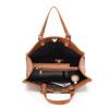 Bolsa Tote Transfronteiriça, Bolsa Grande de Couro Granulado, Bolsa de Mão Feminina com Nova Textura Retrô, Bolsa de Ombro para o Trabalho Outono e Inverno