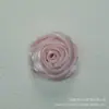 4,5cm Flor de Rosa de Cetim Estilo Coreano Ponto Flor de Rosa Headwear Infantil Sapatos de Vestido de Casamento Chapéu Corsage Grampo de Cabelo Acessórios DIY