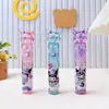 Borrador de Lápiz Limpio Giratorio Iluminado Forma de Crystal de Kuromi Capibara Regalo