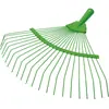 Rastrillo Plano de 22 Dientes para Desyerbar, Recoger Hojas, Secado al Sol, Recoger Hojas Caídas, Herramienta de Barrido, Rastrillo para Césped Jardín Jardinería