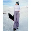 Cinto Pica-Pau Outdoor Inverno 2024 Marca Tendência Impermeável À Prova de Vento À Prova de Frio Snowboard Prancha Dupla Masculino e Feminino Engrossado Calças de Esqui