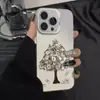 Árbol de la Fortuna Adecuado para Funda de Teléfono Móvil Apple 14 Promax iPhone 15 Plus Árbol de la Fortuna 16 Dólares Estadounidenses 13 Nuevo Estilo 12