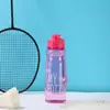 Fitness grande capacidade gradiente esportes copo de água chaleira salto copo plástico garrafa de água esportiva espaço copo garrafa de água fria