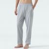 Pantalones de Pijama de Algodón Puro para Hombre Verano Delgados Color Puro Casuales Usables Pantalones para Casa Pantalones Verano Frescos Pantalones de Pijama para Hombre