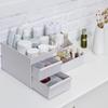Caixa de Armazenamento para Desktop Pode Guardar Máscara Facial, Batom, Produtos de Skincare, Caixa de Armazenamento de Cosméticos Tipo Gaveta para Mesa de Dormitório Estudantil