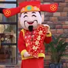 Disfraz de Personaje de Dibujo Animado de Abuelo Accesorios de Año Nuevo Sombrero Ropa Fu Lu Shou Mascota de Espectáculo Juego Venta al por Mayor