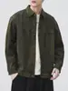 Roupas Masculinas Fengshe / Jaqueta Masculina Casual Solta Estilo Americano com Múltiplos Bolsos Retrô Japonês para Primavera e Outono