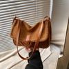 Bolsa de Invierno Transfronteriza Nueva Moda Esmerilada para Axila 2026 Bolso de Hombro Retro de Nicho Bolso Cruzado Versátil de Alta Gama