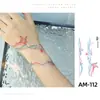 Tengo Gama Completa de Calcomanías de Tatuaje de Flores Sencillas Calcomanías de Tatuaje Impermeables Realistas Fábrica Social de Rosas Venta al por Mayor Calcomanías de Tatuaje Oscuro