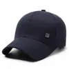 Sombrero de nuevo estilo para hombres de mediana edad, gorra de béisbol de color liso, versión coreana, versátil para primavera y otoño, sombrero solar casual para exteriores para hombres