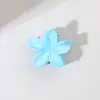 Pinza de Pelo de Flor de Plástico Colorida, Dulce Pinza para la Parte Trasera de la Cabeza, Pinza de Pelo Degradada Simple y de Moda para Media Recogida para Mujeres